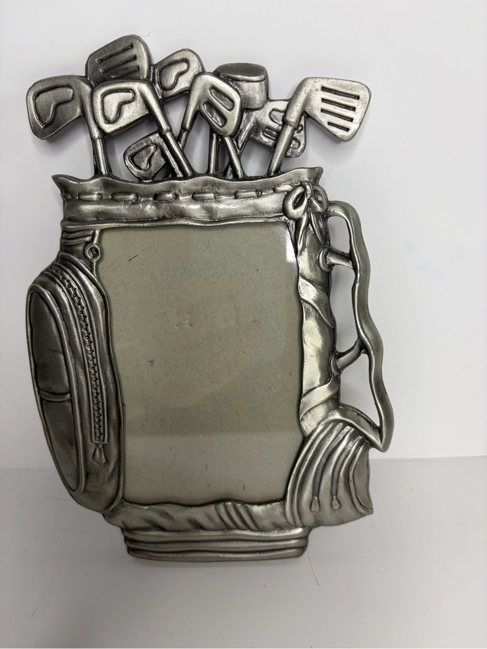 Unbranded Silver Golf Bag Photo Frame Wall Art